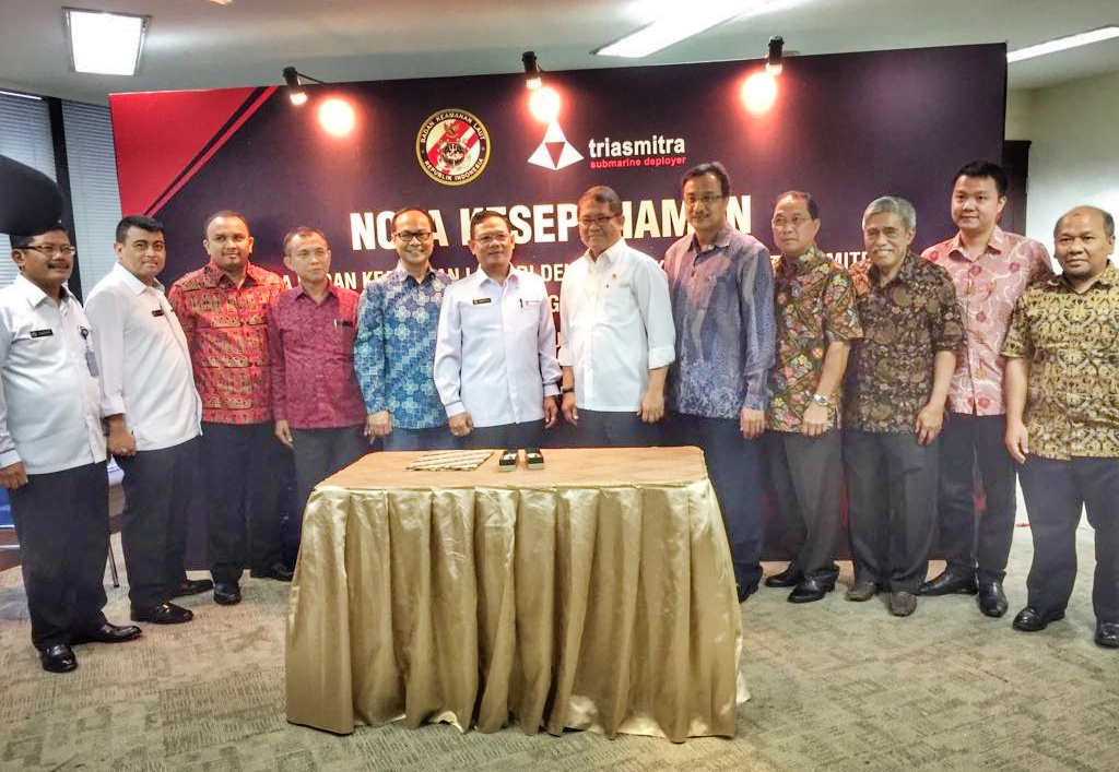 Triasmitra Gandeng Telkominfra Garap Proyek SKKL Medan-Dumai